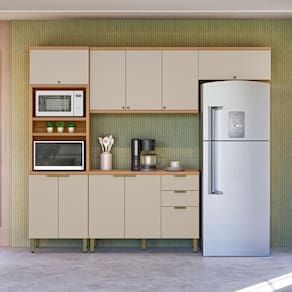 Jogo De Cozinha Compacta Gales Jequitiba Off White