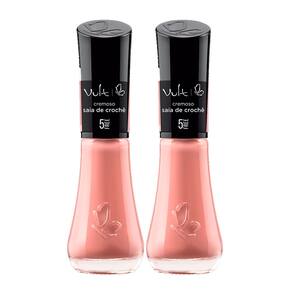 Kit 2 Esmalte Vult 5Free Saia de Crochê com 8ml