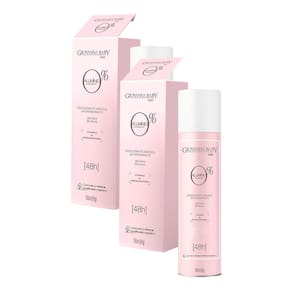 Kit 2 Desodorante Giovanna Baby Classic Aerossol 0% Alumínio Antiperspirante 48h 150ml