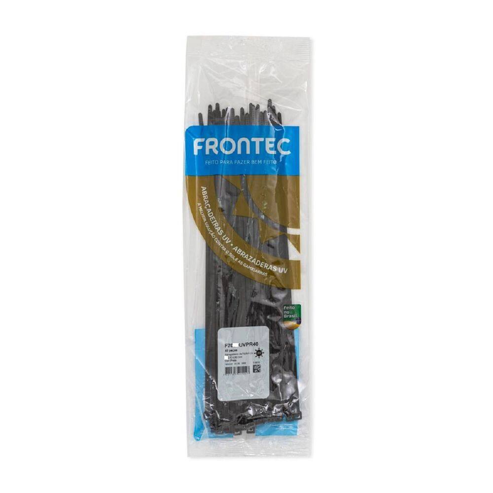 Abraçadeira NYLON 4,8 X 238MM Preta Frontec 40UN