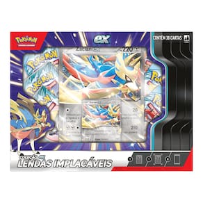 Cartas Pokémon Jogo Lendas Implacáveis 38 Cards - Copag