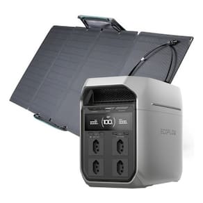 Kit Ecoflow Gerador Delta 3 Plus 1800w 127v + Painel 110w