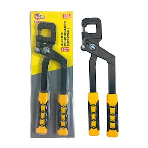 Alicate puncionador para drywall de 12 polegadas com 32cm, punção de 5mm e cabo ergonômico – ideal para fixação precisa e rápida em chapas