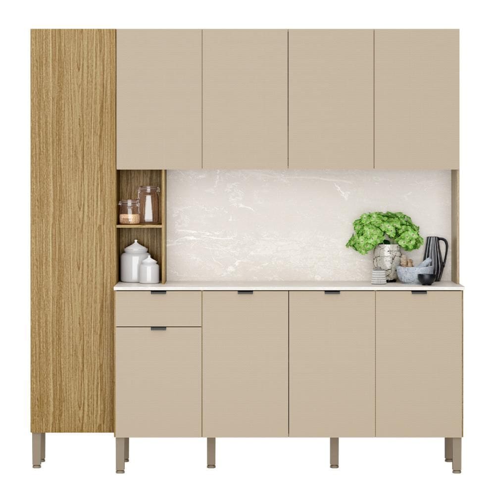 Armário de Cozinha Pulse 9 Portas e 1 Gaveta
