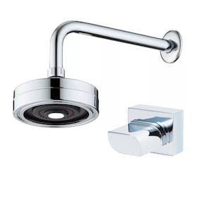 Kit Piscina Ducha Slim Parede + Acabamento Registro Cromado