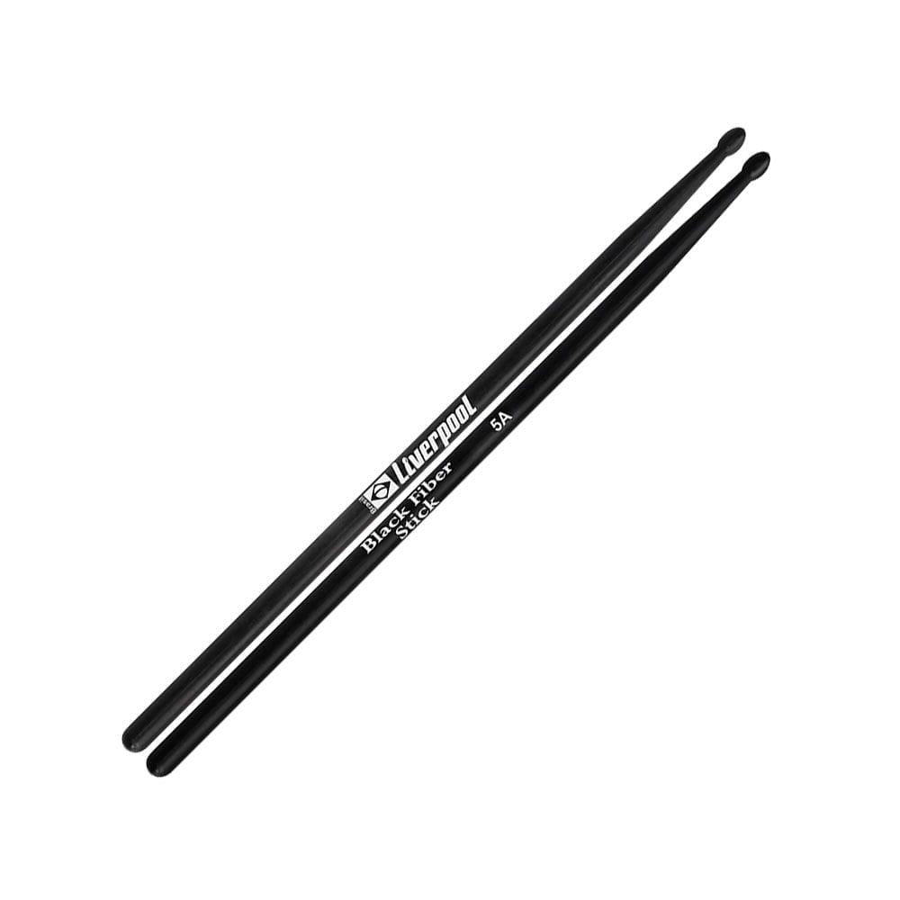 Par de Baquetas em Fibra Liverpool Black Fiber Stick 5A - AC3113
