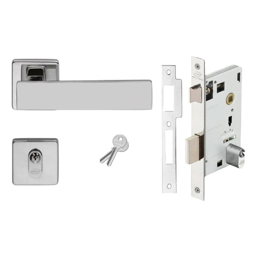 Fechadura Imab Externa Metro Light Cromo Acetinado