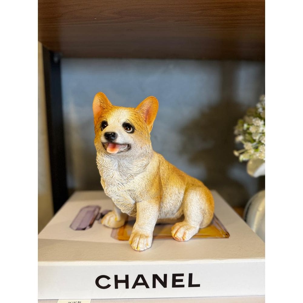 Cachorro Decorativo Resina