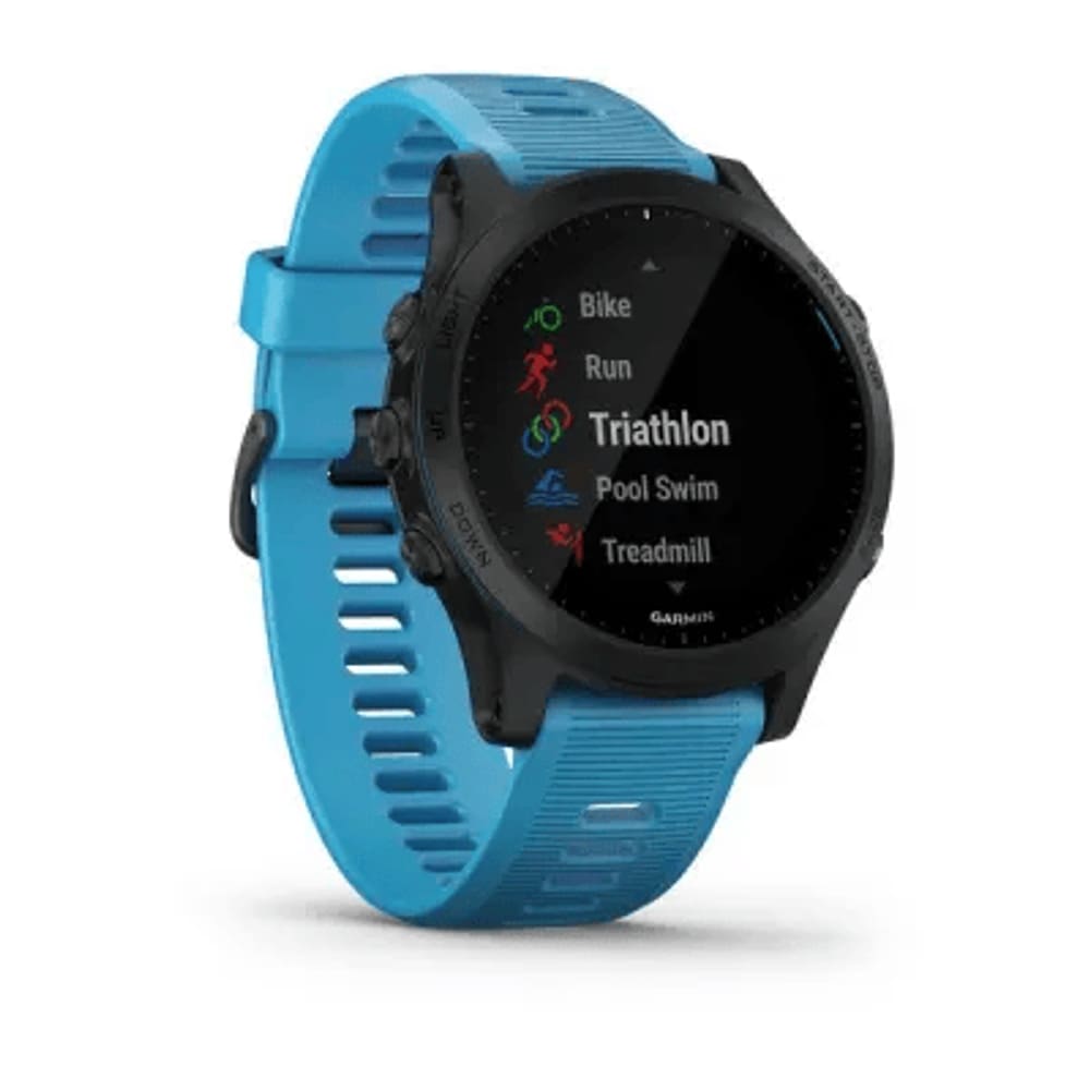 Gps Garmin Forerunner 945 Music Azul com Cinta HRM-Tri e HRM-Swim