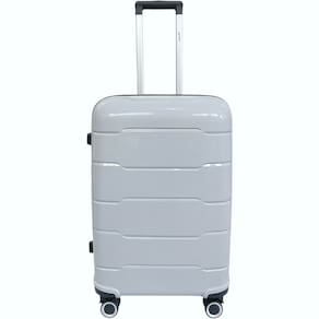 Mala de Viagem Porte Grande Rodas 360° Polipropileno Resistente Cadeado com Segredo Cruzeiro 6000-M28