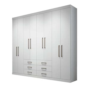 Guarda-Roupa Casal 8 Portas 6 Gavetas 238,80cm Master Santos Andirá