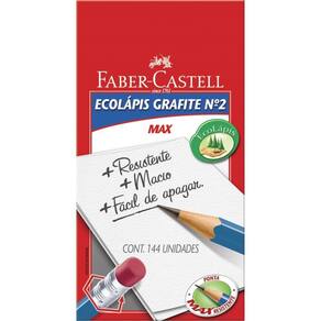 Lápis Preto Sextavado Presto c/Borracha 144un Faber-Castell