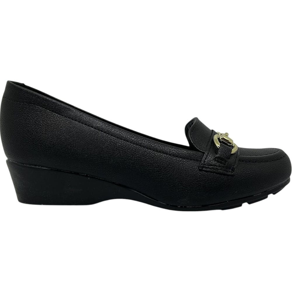 Sapato Confort Feminino Casual Dia a Dia Passeio Trabalho Detalhe Metalizado Ultra Conforto Modare 7014.297
