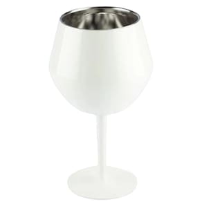 Taça Copo Termico 2 em 1 Inox Bebida Cocktail Drink Vinho Festa Evento Praia Piscina Lazer Moderno Resistente