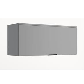Armário de Geladeira p/ Cozinha Alpha 2503 c/ 1 Porta Basculante 80cm Cinza - Carraro