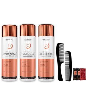 Kit 03 Progressiva Perfecta Biodefinitive Borabella 1L
