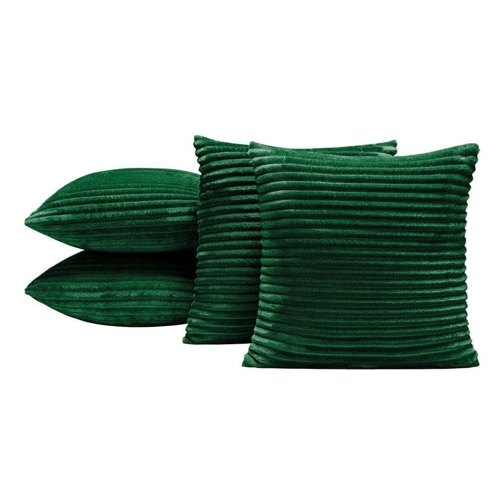 Almofadas Cheias Velvet Bariloche 45x45cm 04 Peças - Verde