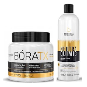 Kit Mascara Bóratx 1kg e Neutraquimic 500ml Borabella