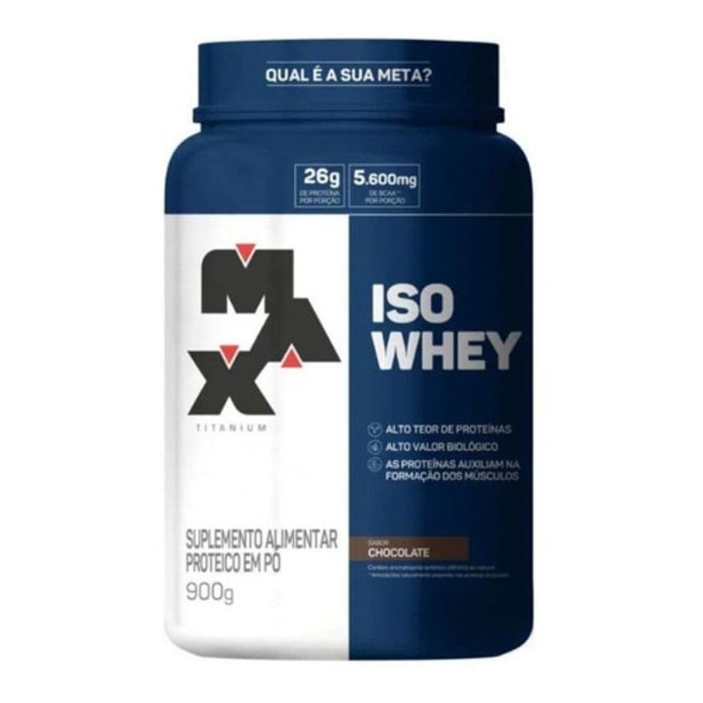 Whey Protein Isolado Iso Whey (900g) Max Titanium