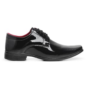Sapato Masculino Leve de Qualidade Verniz Preto Conforto
