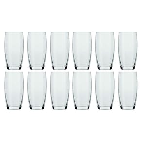 Jogo de Copos Nadir Long Drink Oca 400ml Vidro Com 12 peças