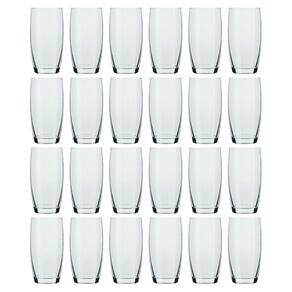 Jogo de Copos Nadir Long Drink Oca 400ml Vidro Com 24 peças