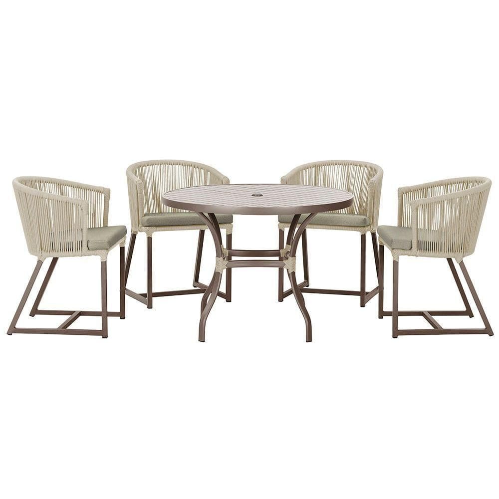 Mesa Com 4 Cadeiras E Noronha Estofado 8 Trama autêntico Rami