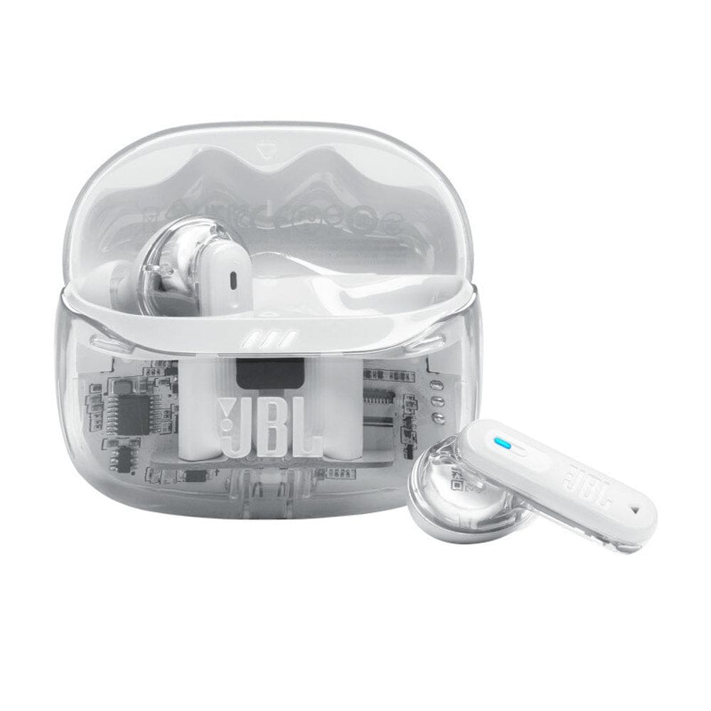 Fone de Ouvido Jbl Tune Beam 2 Ghost Edition Branco Jbl Jbltbeam2gwht