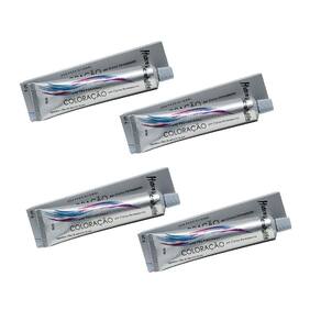 Kit 04 Tinta Coloração Azul Royal Mairibel/Hidraty 60g