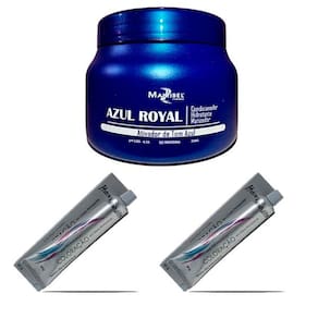 Kit Azul Royal 01 Mascara 250g e 02 Coloração Mairibel