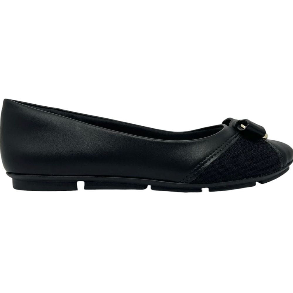 Sapato Feminino Casual Dia a Dia Passeio Trabalho Detalhe Metalizado Confort Comfortflex 2563403