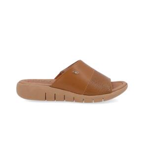Tamanco Feminino Slide Em Couro Usaflex Uc0803003