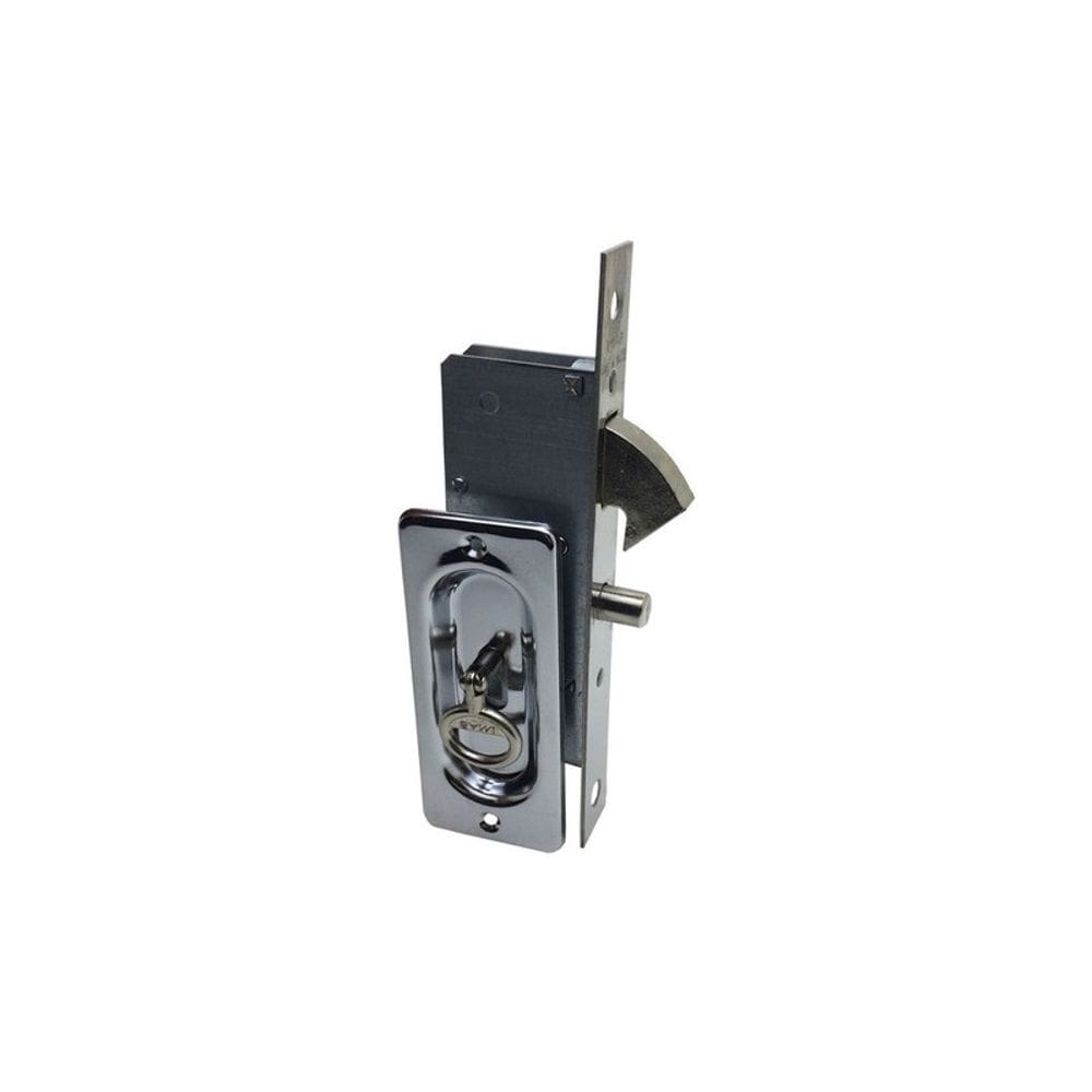 Fechadura Porta Correr 1052 Interna Bico Papagaio Cromado Cor Unico