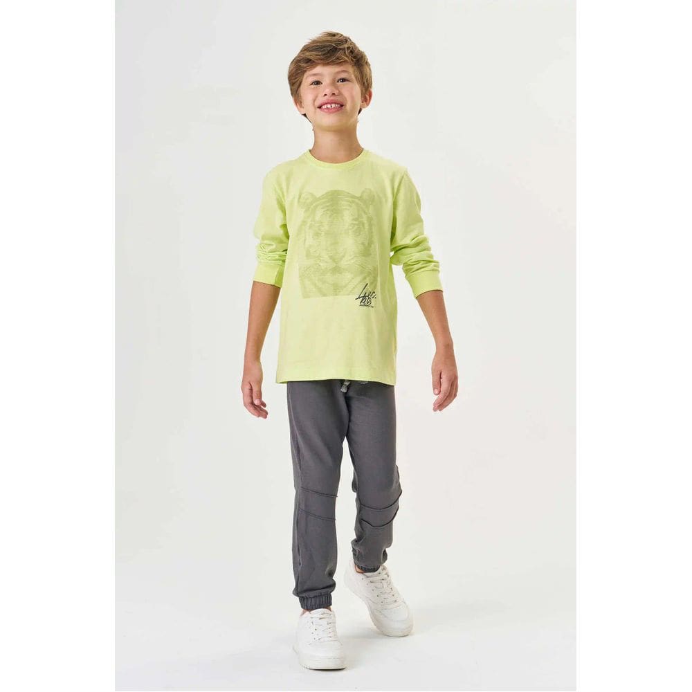 Conjunto Infantil LucBoo Menino Inverno Camiseta e Calça