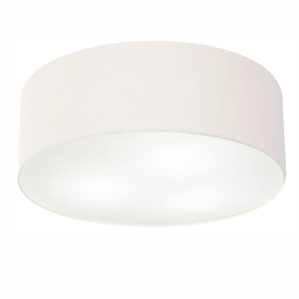 Plafon Cilíndrico Vivare Md-3057 Cúpula em Tecido 55x15cm - Bivolt