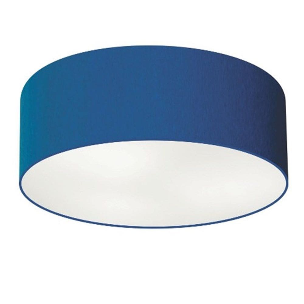 Plafon Cilíndrico Vivare Md-3006 Cúpula em Tecido 60x15cm - Bivolt