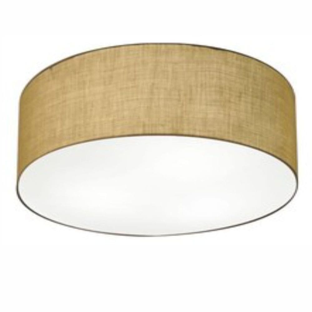 Plafon Cilíndrico Vivare Md-3049 Cúpula em Tecido 70x15cm - Bivolt