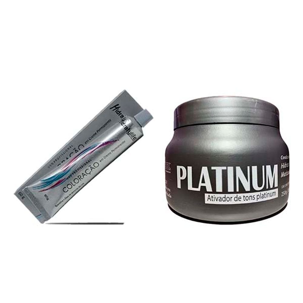 Kit Platinum 01 Mascara e 01 Tinta Nº 12.21 Mairibel 250g