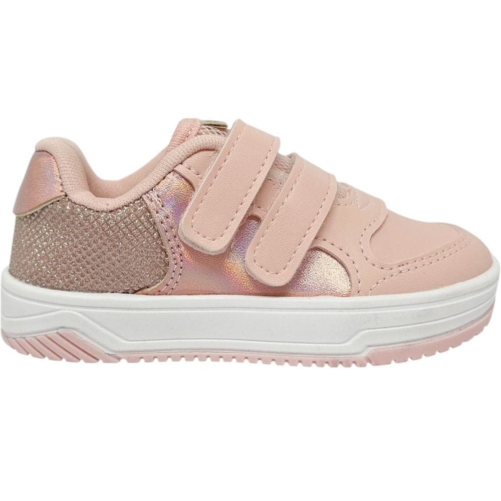 Tênis Infantil Menina Dia a Dia Passeio Escola Casual/Retro com Brilho Kidy 313-0041