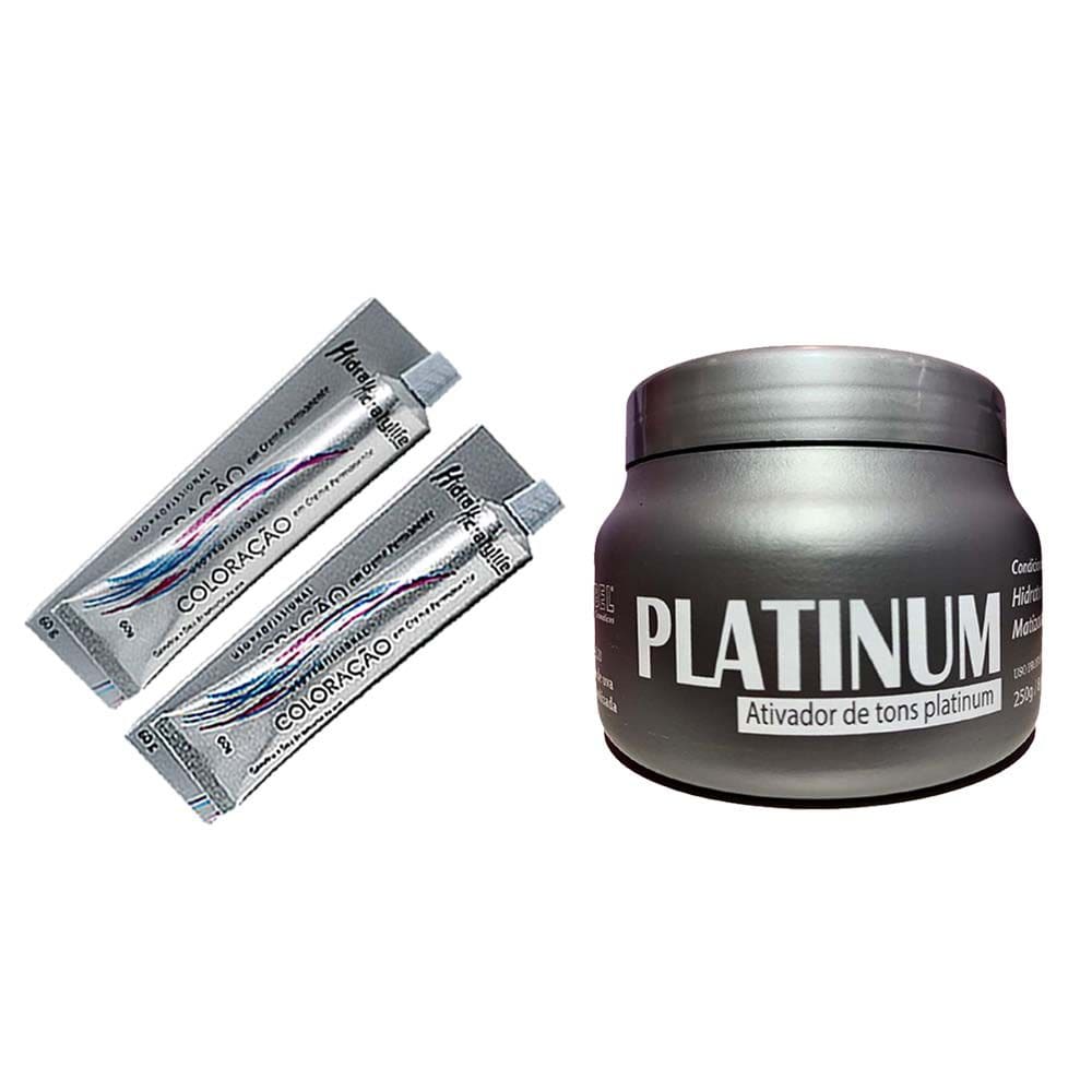 Kit Platinum 1 Masc. 250g e 2 Tinta Nº12.21 Mairibel/Hidraty
