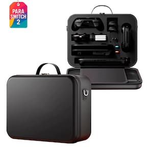 Bolsa Nintendo Switch 2 Grande Viagem Cabe Tudo Preta