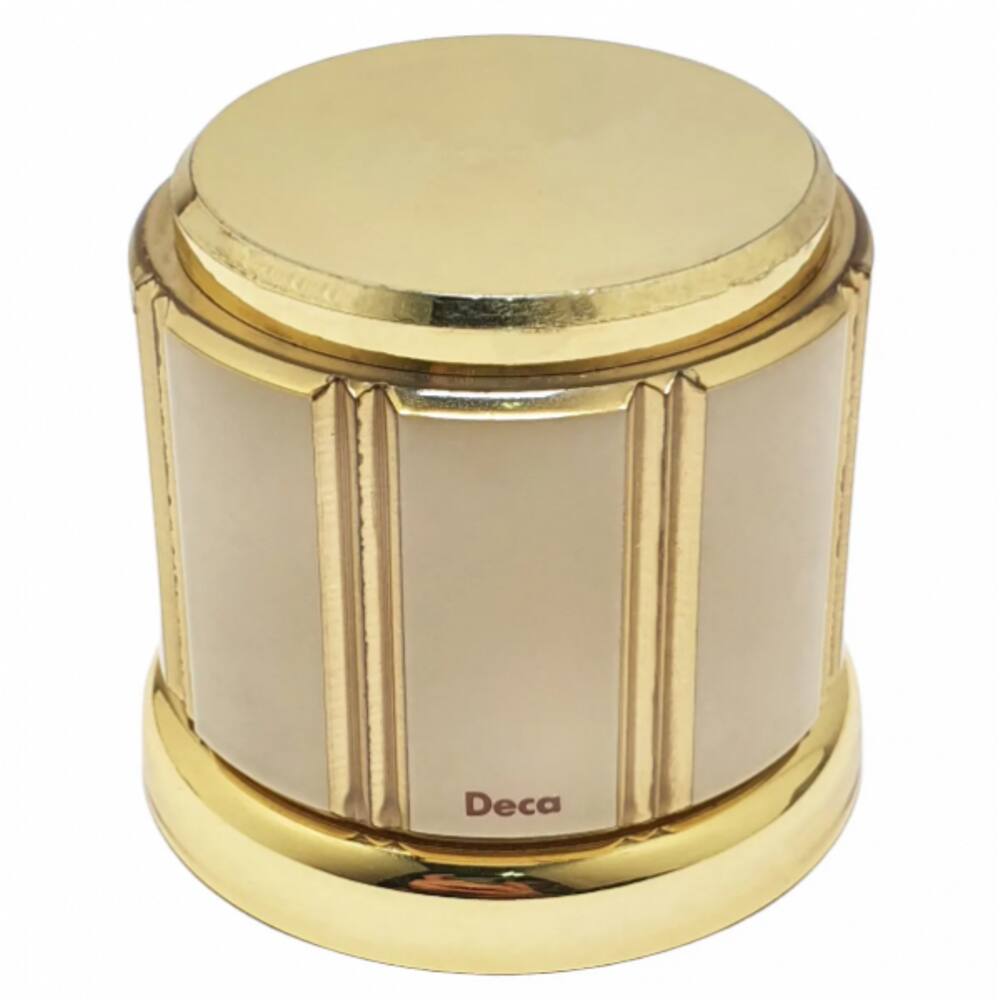 Acabamento Registro Deca MAXIM BEGE com dourado - 4900E75BEDOPQ
