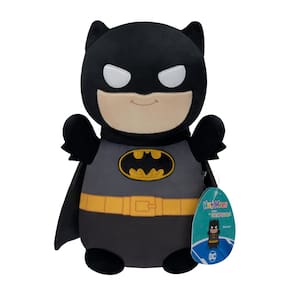 Brinquedo de pelúcia Squishmallows autêntico DC Batman HugMees 25 cm