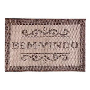 Capacho Eco Nature Bem Vindo-5 70 Marrom 0,40x0,60m