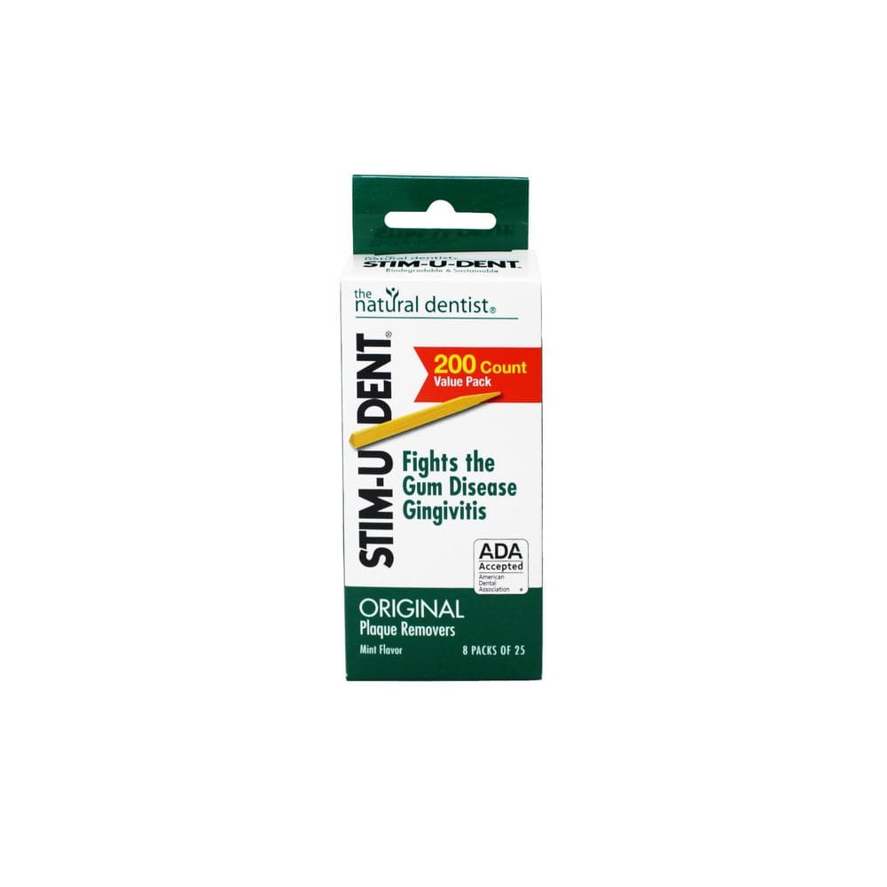 Removedores de placa Stim-U-Dent Plaque Value Pack Mint 200 unidades