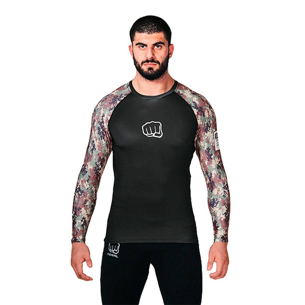 Rash Guard Camo Selva Camuflada Manga Longa Koral