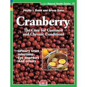 Book Alive Natural Health Guides: Cranberry utilizado em boas condições