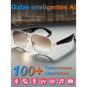 Óculos inteligentes SACOSDING com proteção UV antirreflexo com tradução