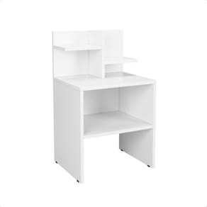 Mesa de Cabeceira Quarto Casal Solteiro com Prateleira