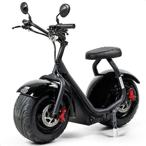 Scooter Elétrica 1000w Tui Pop Moto Patinete Sem Cnh Preto-preto
